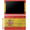 Spain Flag Dark Wood Galaxy Book 12in Skin